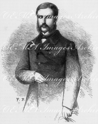 "Charles 1er, roi de Wurtemberg." ビュルテンベルク王カール1世