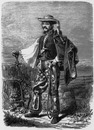 Costumes roumains. : Postillon roumain. ルーマニアの民族衣装 ルーマニアの御者