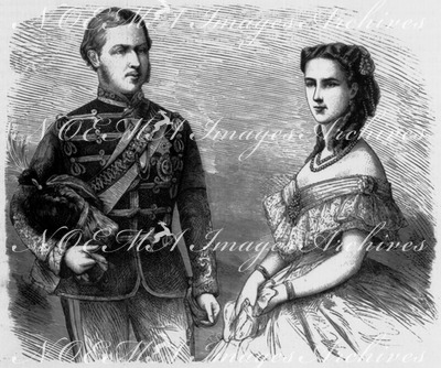 Le prince et la princesse de galles. 英国皇太子夫妻