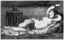 "Le réveil de l'odalisque, tableau de M. Ch. Landelle." 「オダリスクの目覚め」、Ch・ランデル画