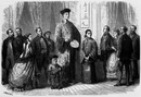 Le géant et le nain chinois. 中国人の巨人と小人