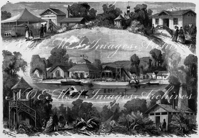 Exposition agricole de Billancourt. - Parc-abri. - Laiterie Baratte. - Maison du chef de service. - Evaporation Porion de Saint-Omer. ビヤンクールの農業展示 牧養場 バラット乳製品加工所 監督の家 サン=トメールのポリオン社の蒸着機械