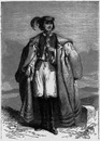 Costumes de l'empire d'autriche : Hongrois. オーストリア帝国の民族衣装 ハンガリーの男