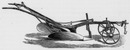 "La charrue tourne-oreille, de MM. Ransomes et Sims." ランサムズ・アンド・シムズ社の互用犂