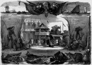 Matériel de sauvetage. - La maison des Plongeurs; les Plongeurs; les Canons porte-amarre; Costumes et Appareils de sauvetage. 救済機材 潜水夫センター、潜水夫たち、救命索発射砲、救命着と救命用具