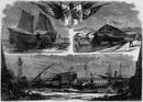 "Navigation de plaisance. - Canot de sauvetage français. Exposition des canots anglais. Types de vaisseaux, le vaisseau hongrois; le vaisseau egyptien, etc." ヨット航行 フランスの救助船 英国のボート エジプト、ハンガリーなど様々な船