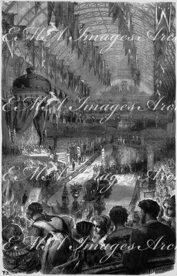La fête des recompensés au palais de l'industrie. 産業館における褒賞授与式