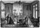 Grand salon du chalet mobile. - Chocolat de M. Chambrault. 移動式別荘の大広間 シャンブロー・チョコレート