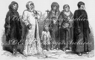 Costumes russes. - Sibérie. ロシアの民族衣装 シベリア