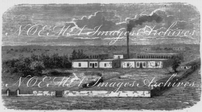 Panorama de l'Isthme de Suez : Usine lasseron.スエス地峡のパノラマ：lasseron工場