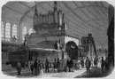 Galerie des machines. - Chemins de fer et métallurgie. 機械館 鉄道および製鉄業の展示コーナー
