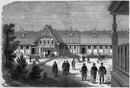 Poste russe. ロシア風駅馬車の宿駅