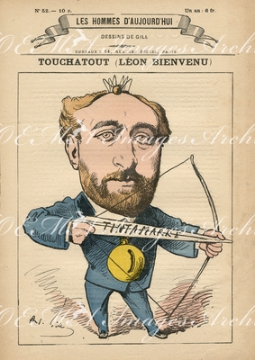 トゥシャトゥー（本名レオン=シャルル・ビャンヴニュ） Touchatout Leon Bienvenu