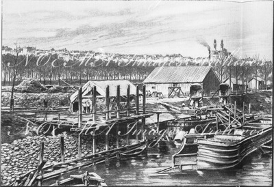La ligne Courcelles-Champ-de-Mars. 1900年博 クールセル・シャン・ド・マルス線